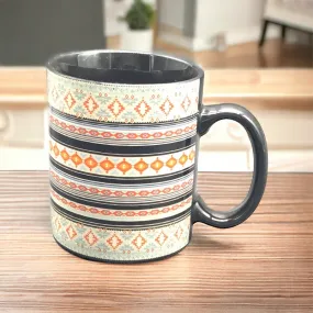 OLDTRIBES™ Southwestern Style Beige Ceramic mug