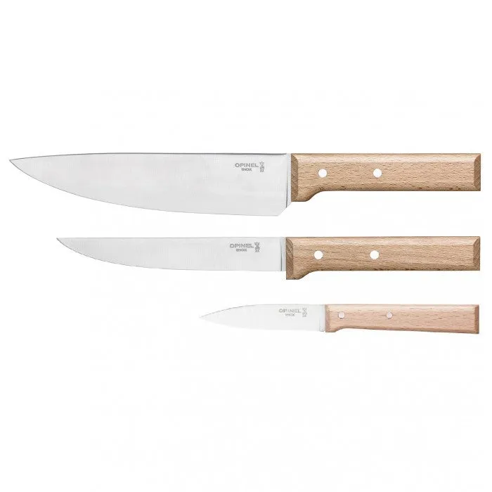 Opinel Parallele Trio Knife Set