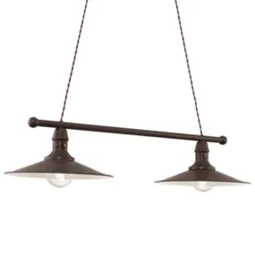 Oxford Antique Pendant 2 Light