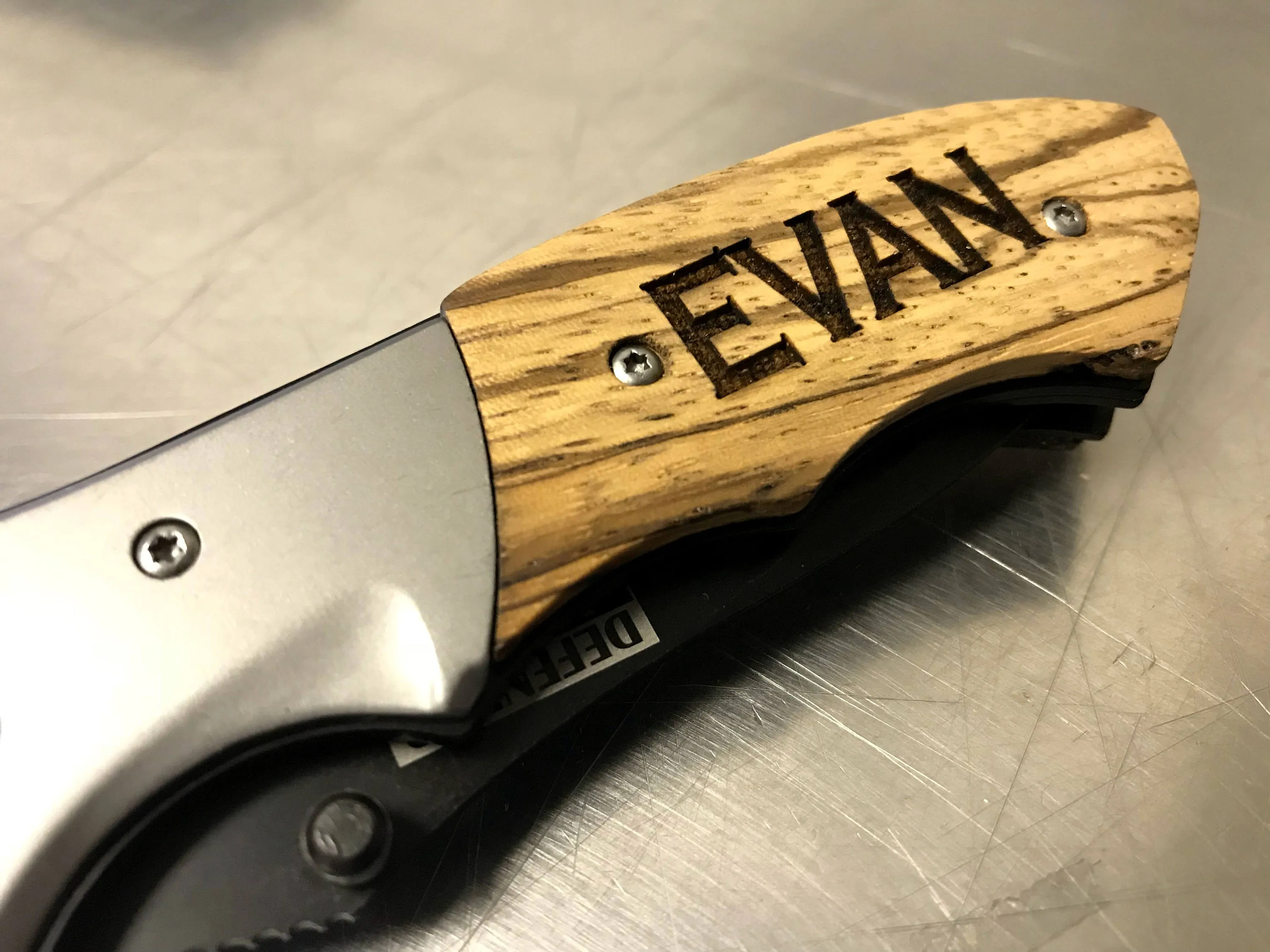 Personalized Defender Knife