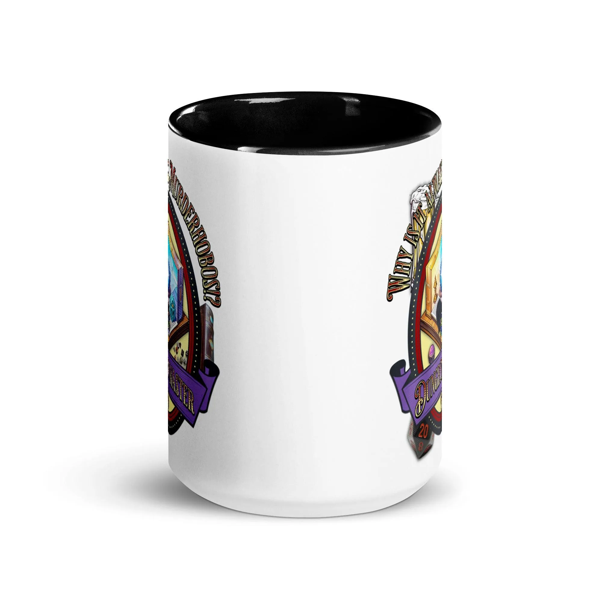 "Why is it always Murderhobos!?" Dungeon Master Two-Toned Color Mug