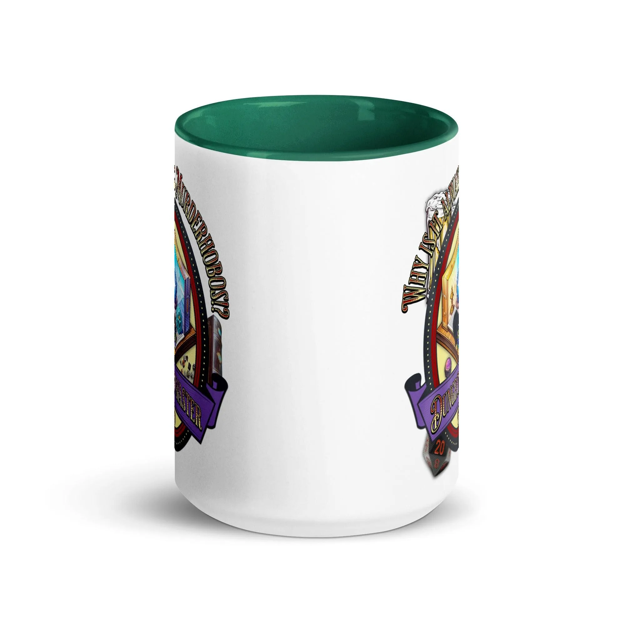 "Why is it always Murderhobos!?" Dungeon Master Two-Toned Color Mug