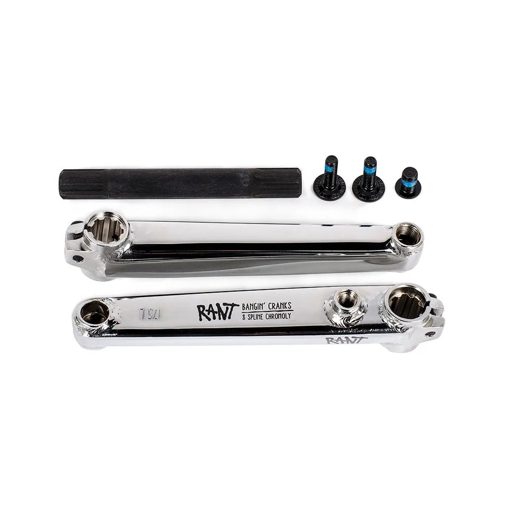 Rant BMX Bangin' 8 Cranks 170mm - Chrome