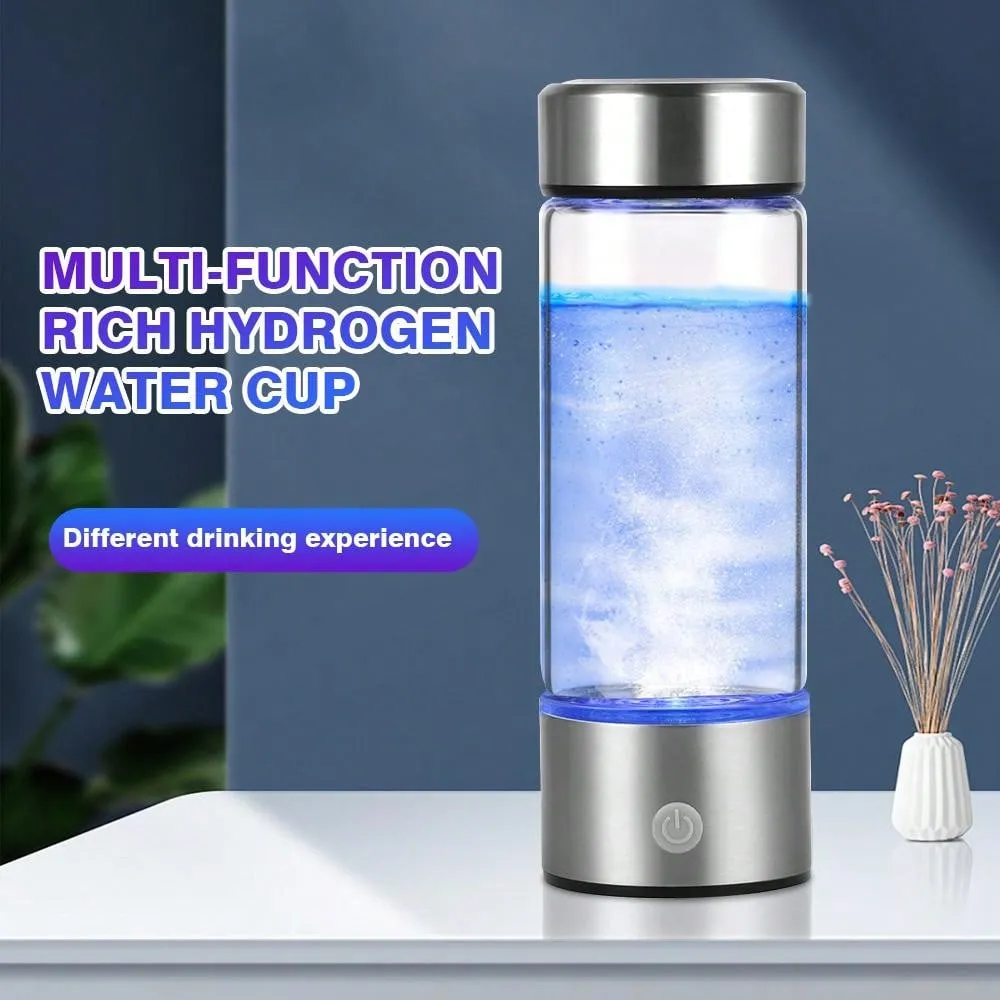 Rechargeable Portable Hydrogen Water Bottle, Hydrogen Water Bottle Generator For Travel, Home, Office Use