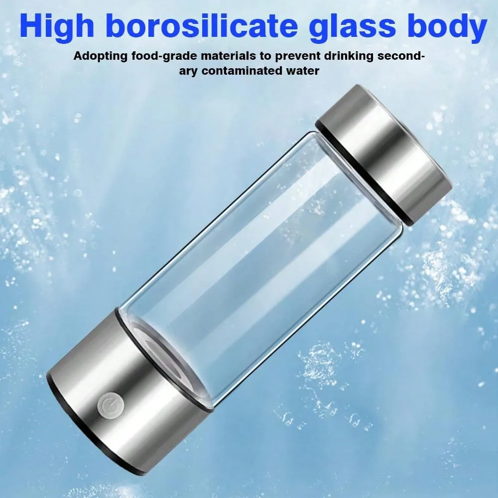 Rechargeable Portable Hydrogen Water Bottle, Hydrogen Water Bottle Generator For Travel, Home, Office Use