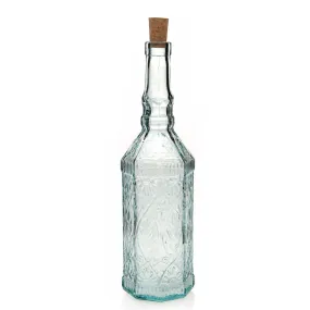 Recycled Glass Bottle with Cork