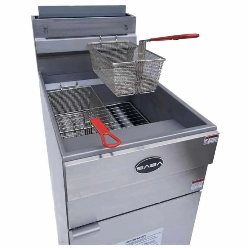 Saba - GF45-P Commercial 16" 45 lb. Capacity Fryer Liquid Propane