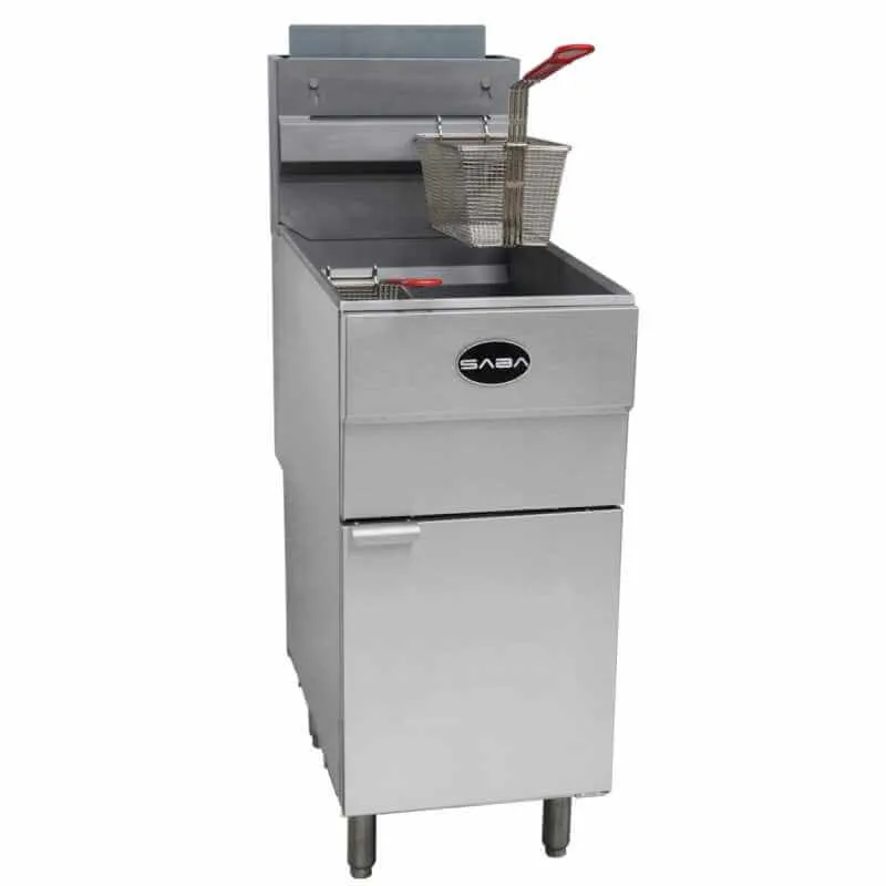 Saba - GF45-P Commercial 16" 45 lb. Capacity Fryer Liquid Propane