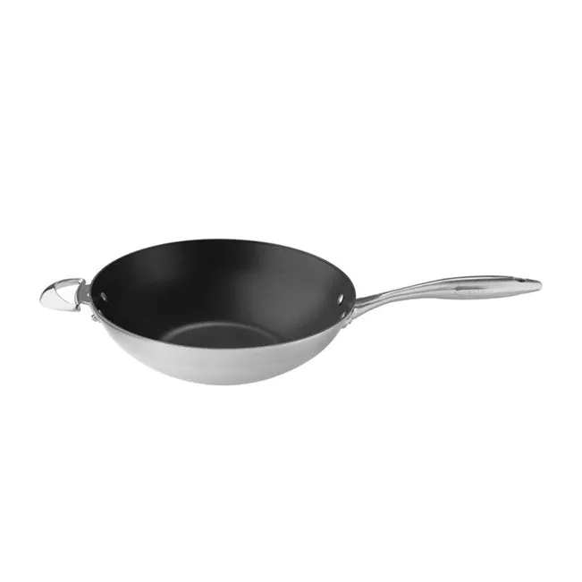 SCANPAN CTX S/S Non Stick Wok, 12.6”/32cm