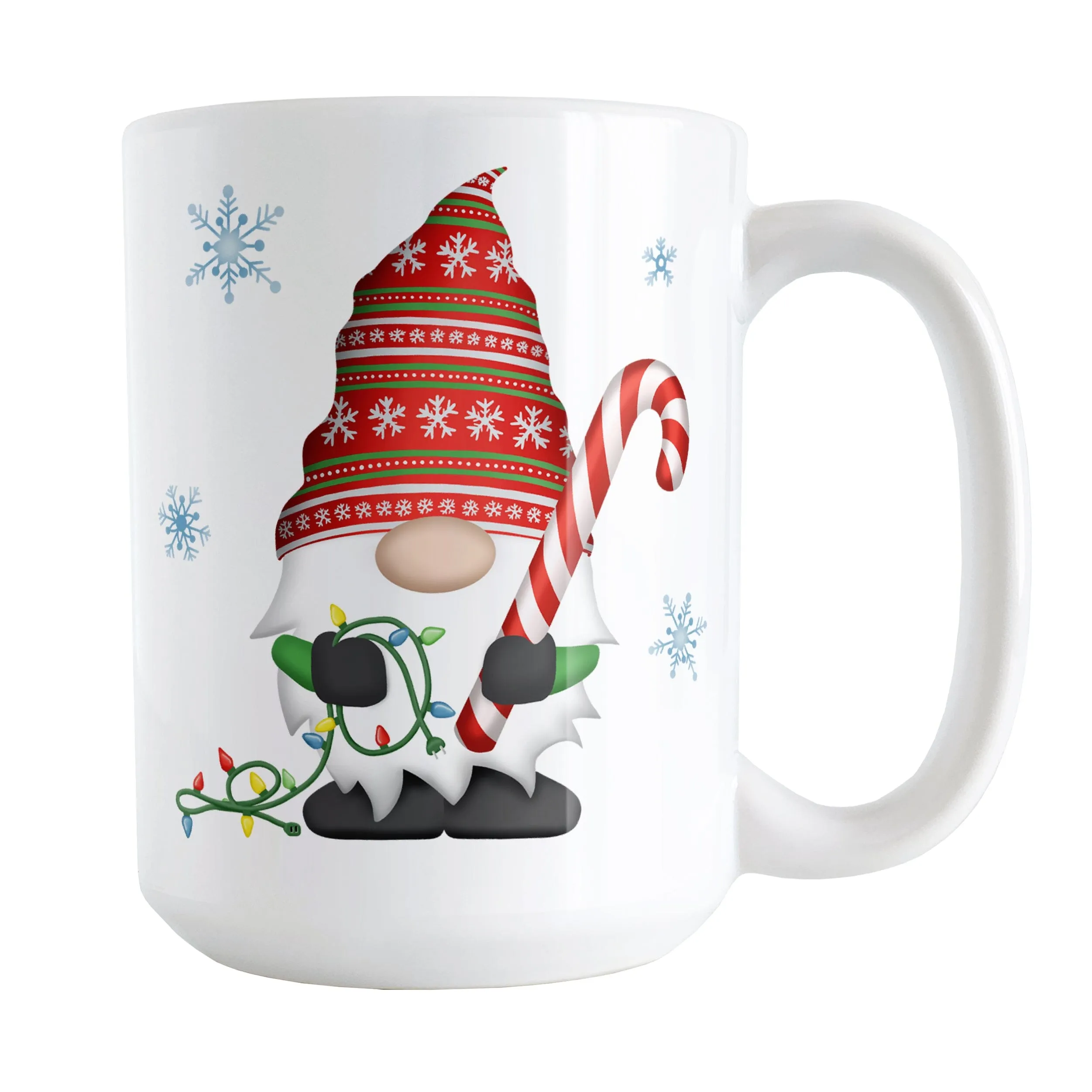 Set of 4 Holiday Gnome Mugs