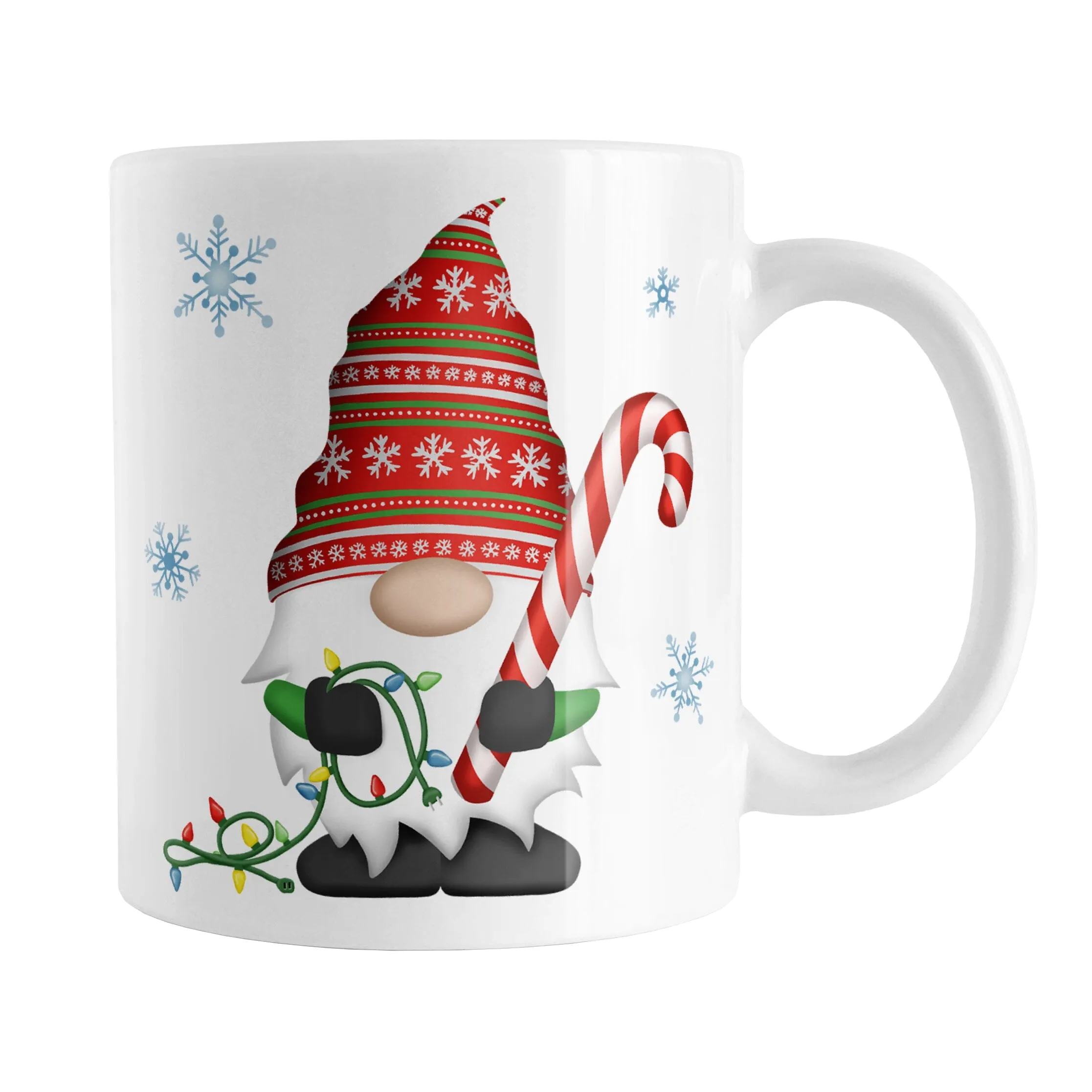 Set of 4 Holiday Gnome Mugs