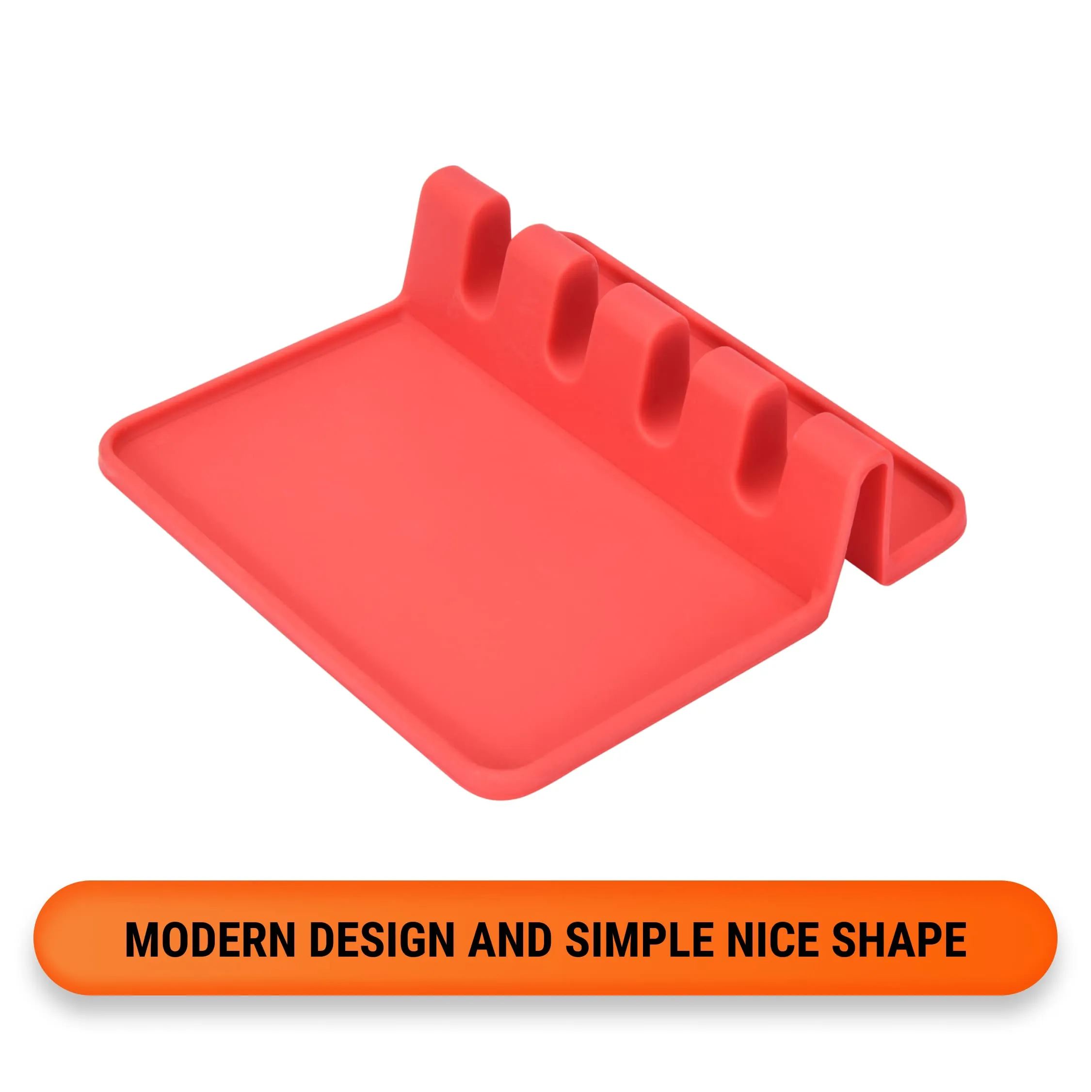 Silicone Utensil Rest With Drip Pad - Keep Your Kitchen Neat And Tidy With This