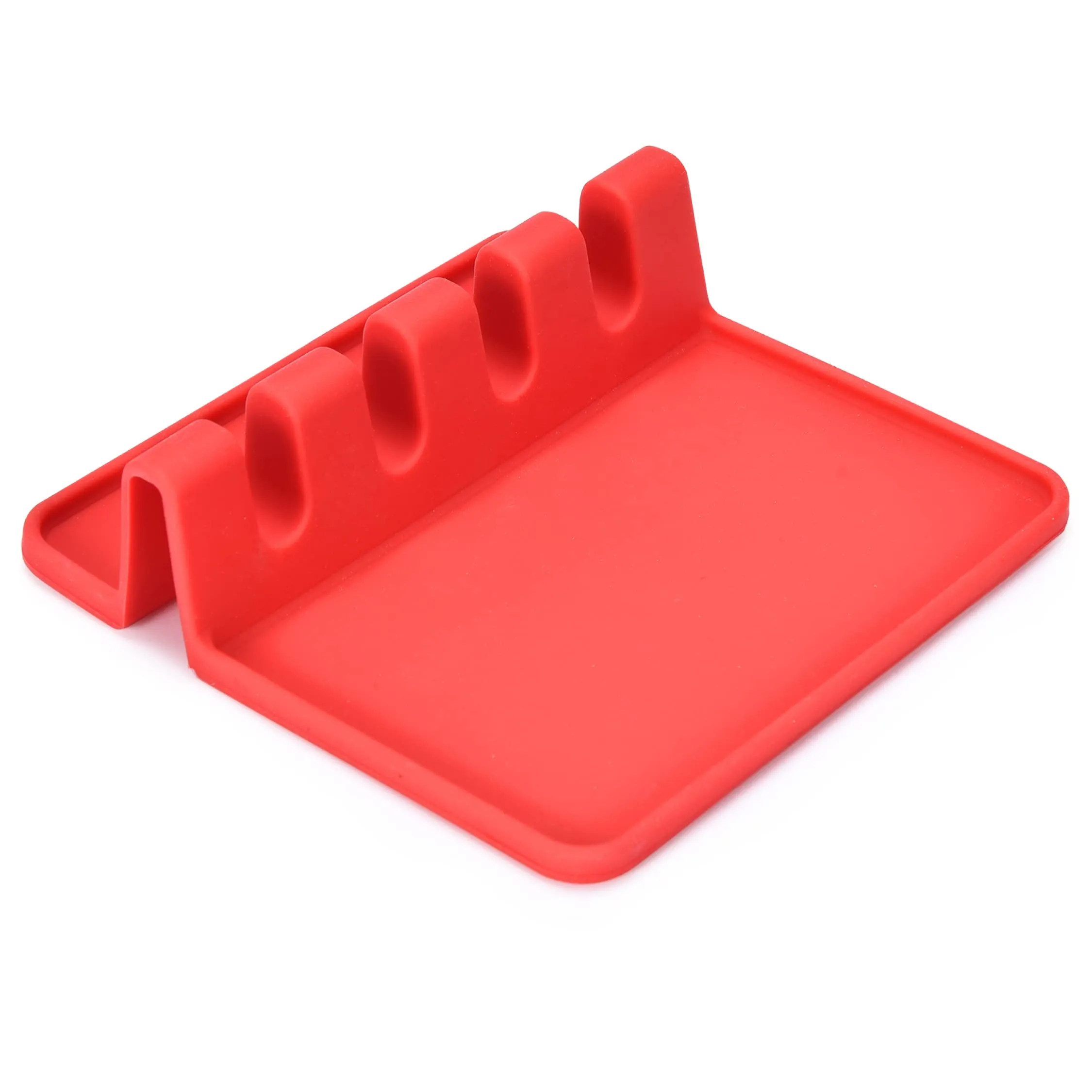 Silicone Utensil Rest With Drip Pad - Keep Your Kitchen Neat And Tidy With This