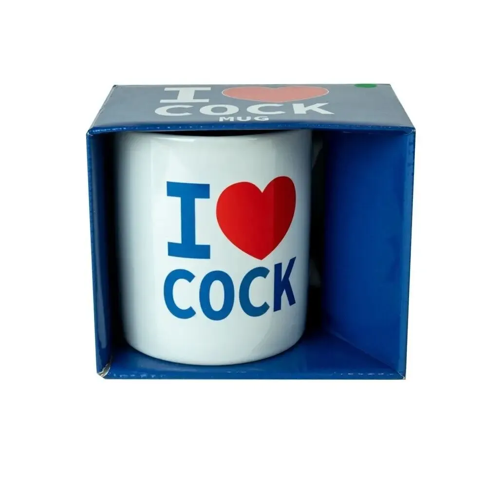 Spencer and Fleetwood White i Love Cock Mug