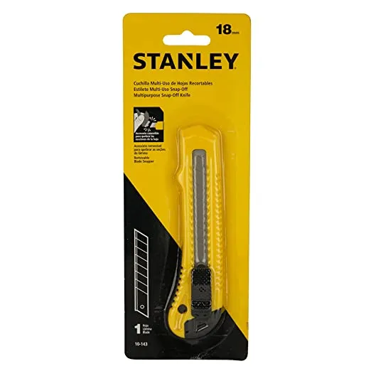 STANLEY  Basic Snap-off Blade Knife 18 mm