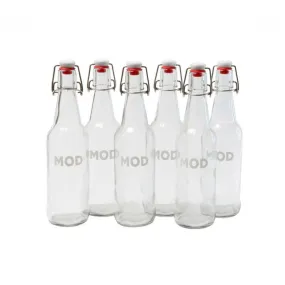 Swing Top Glass Bottle Set - 550ml (Set of 6)