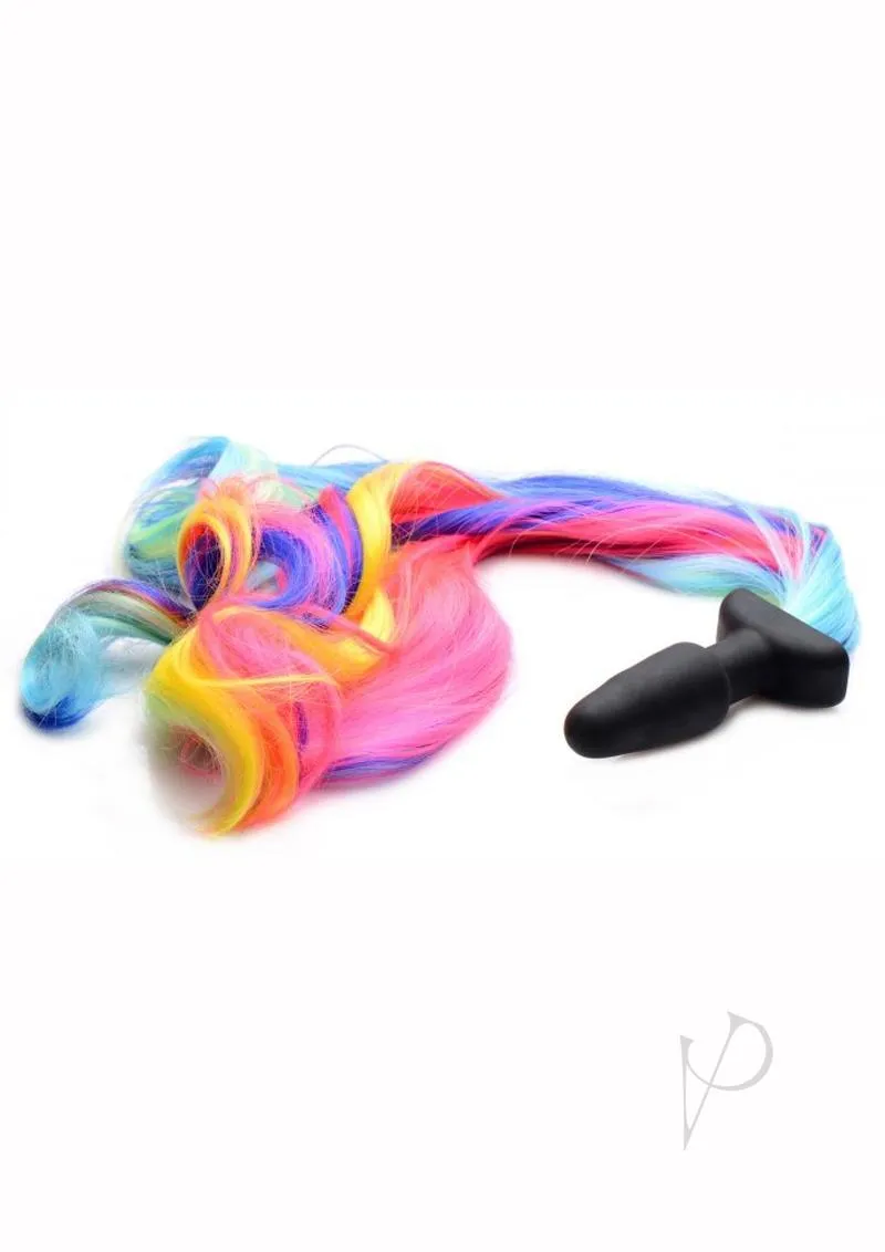 Tailz Pony Tail Anal Plug Rainbow