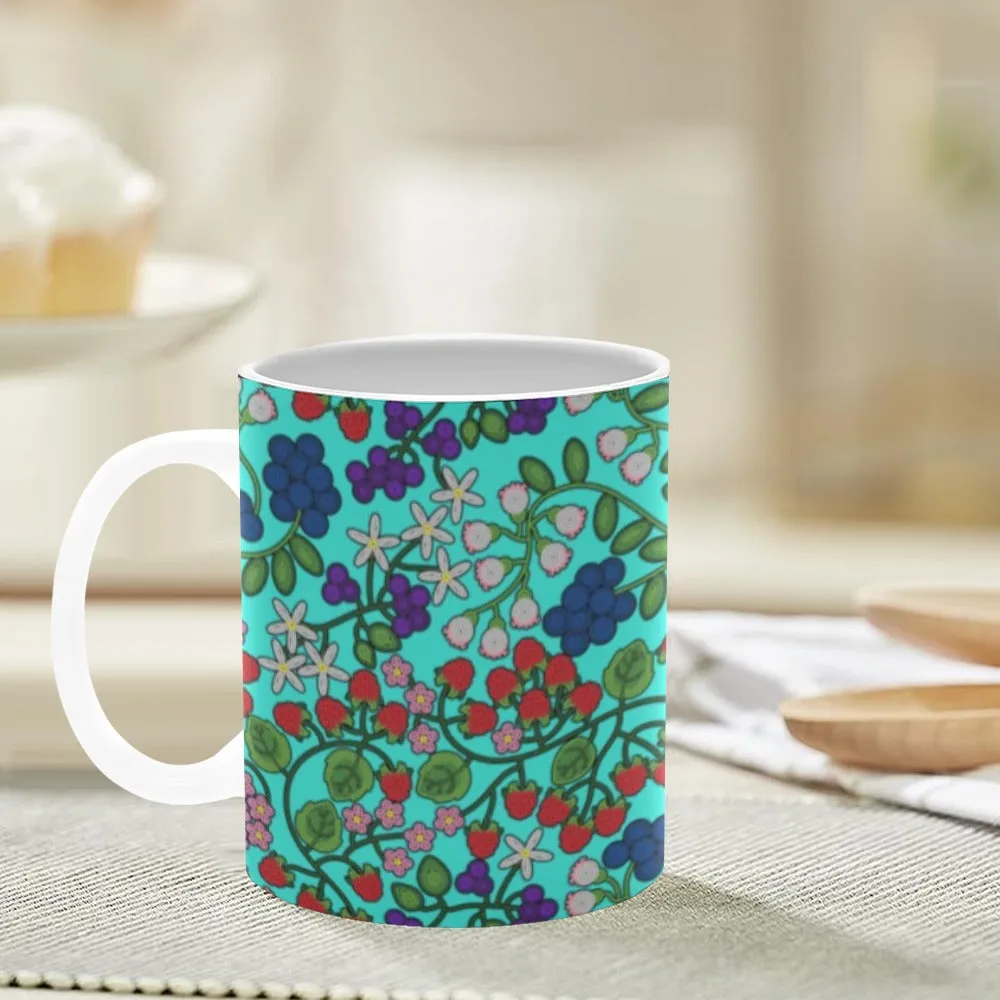 Takwakin Harvest Turquoise White Mug(11OZ)