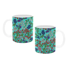 Takwakin Harvest Turquoise White Mug(11OZ)