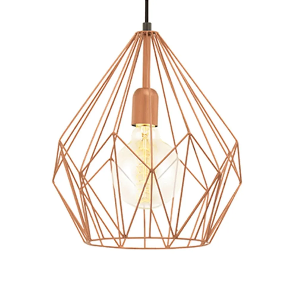 Tear Steel Pendant Light | Black or Copper