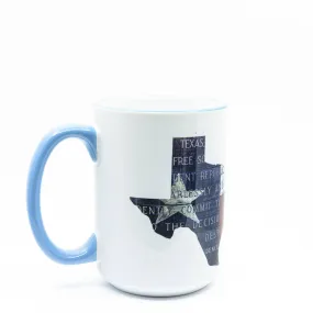 Texas Independence Ceramic Coffee Mug