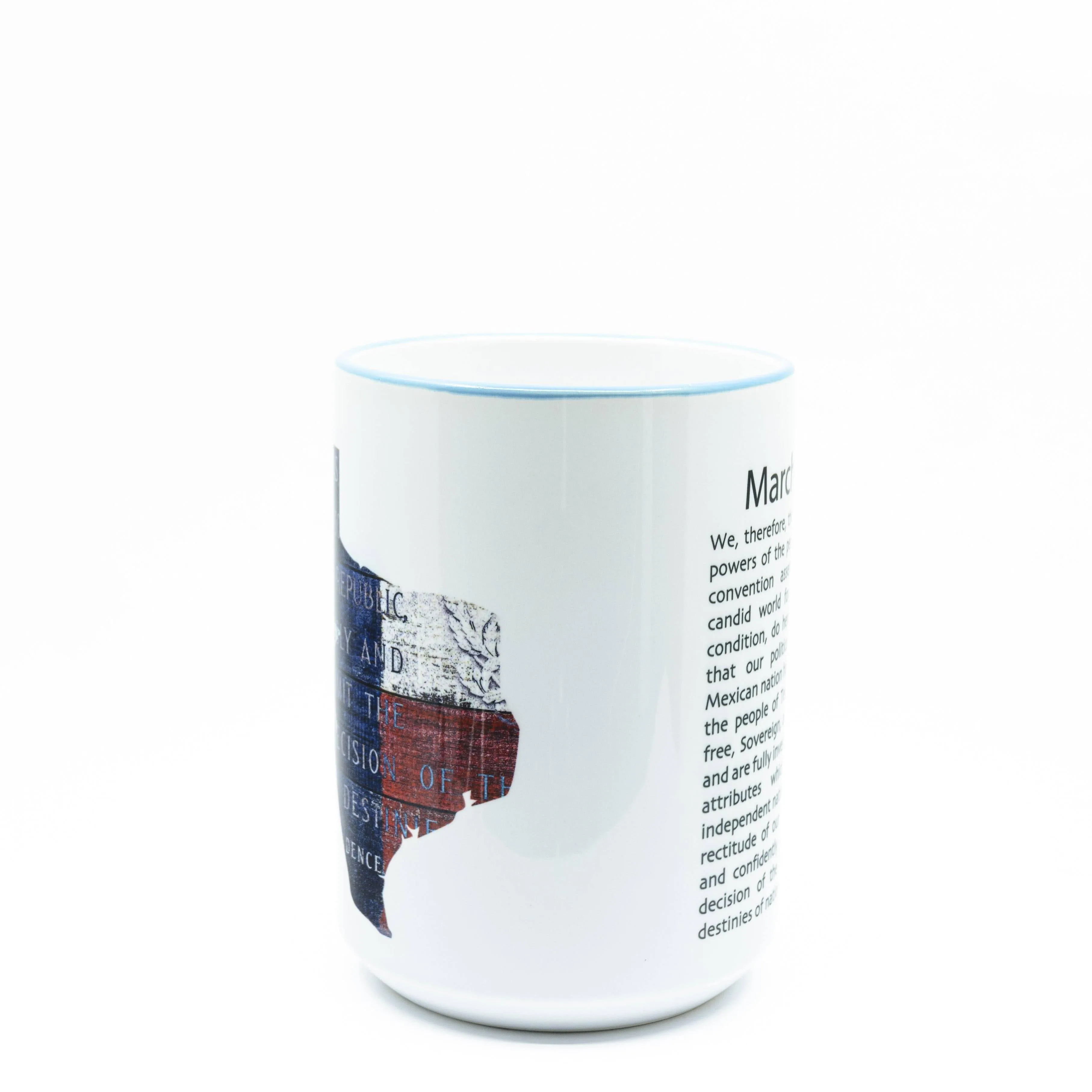 Texas Independence Ceramic Coffee Mug