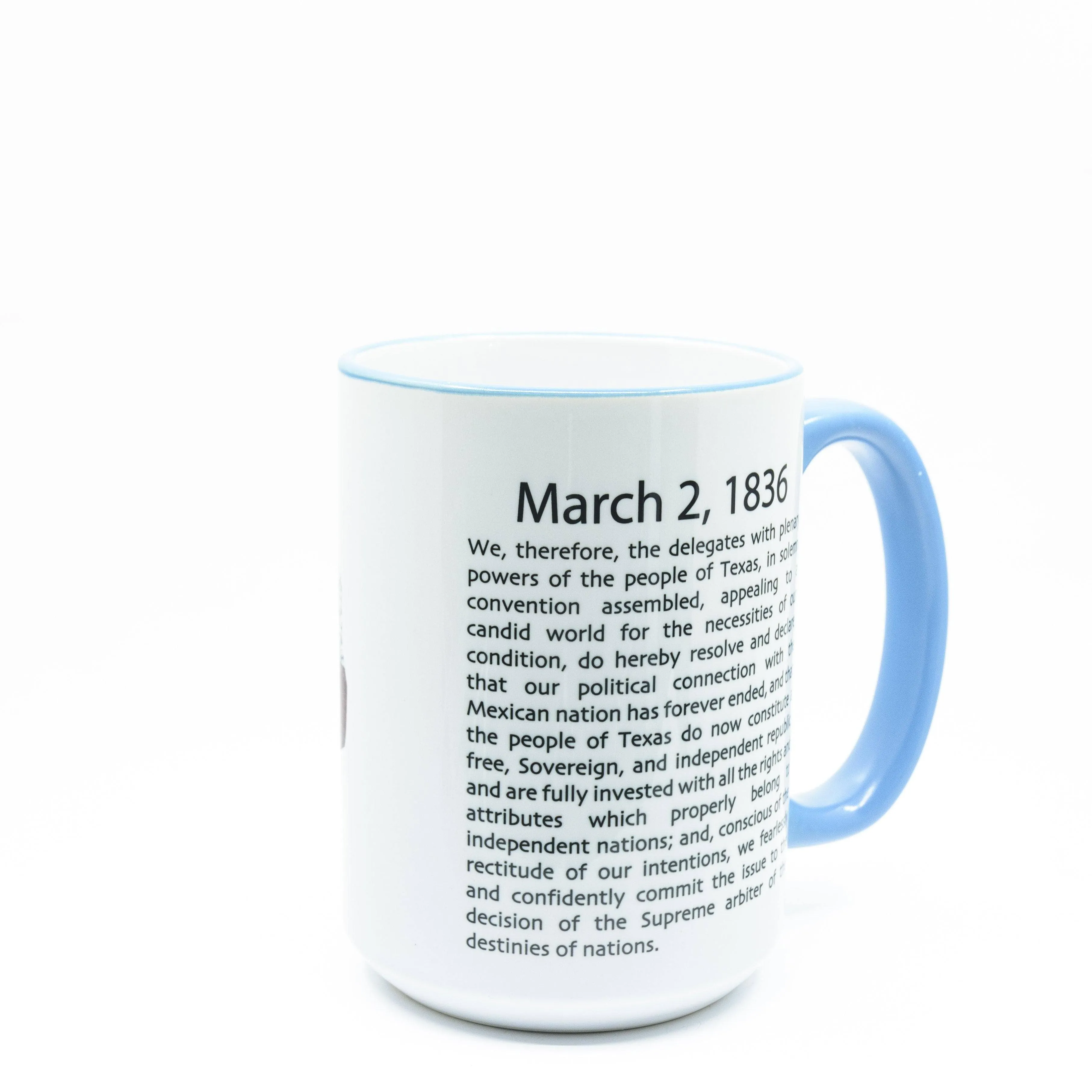 Texas Independence Ceramic Coffee Mug