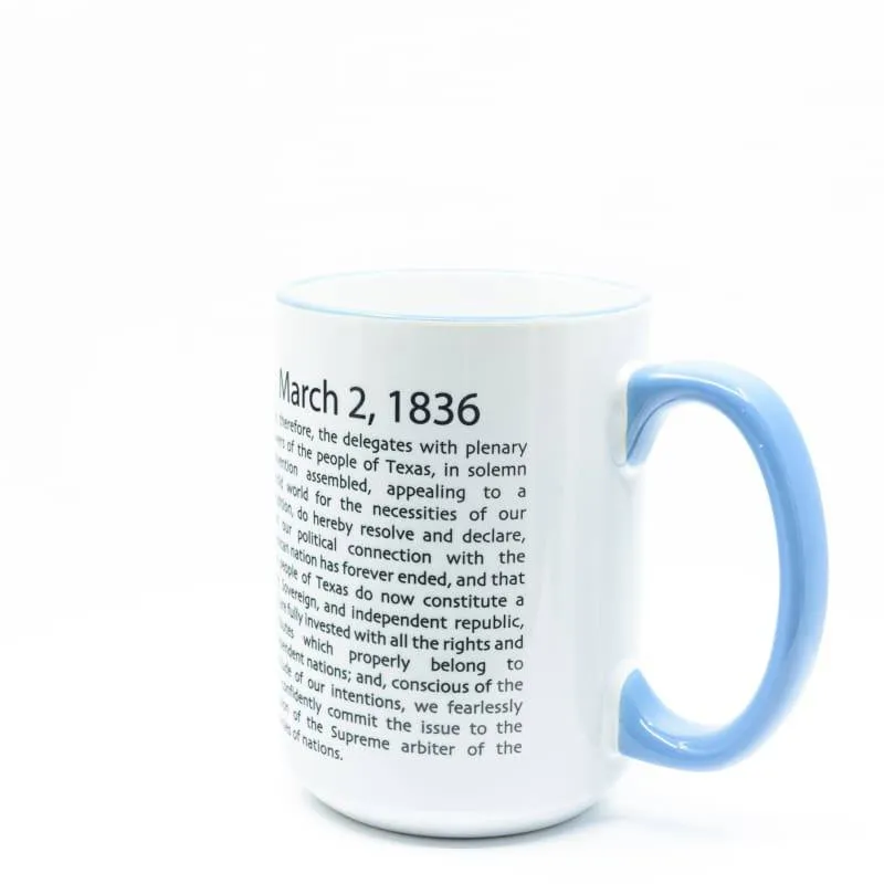 Texas Independence Ceramic Coffee Mug