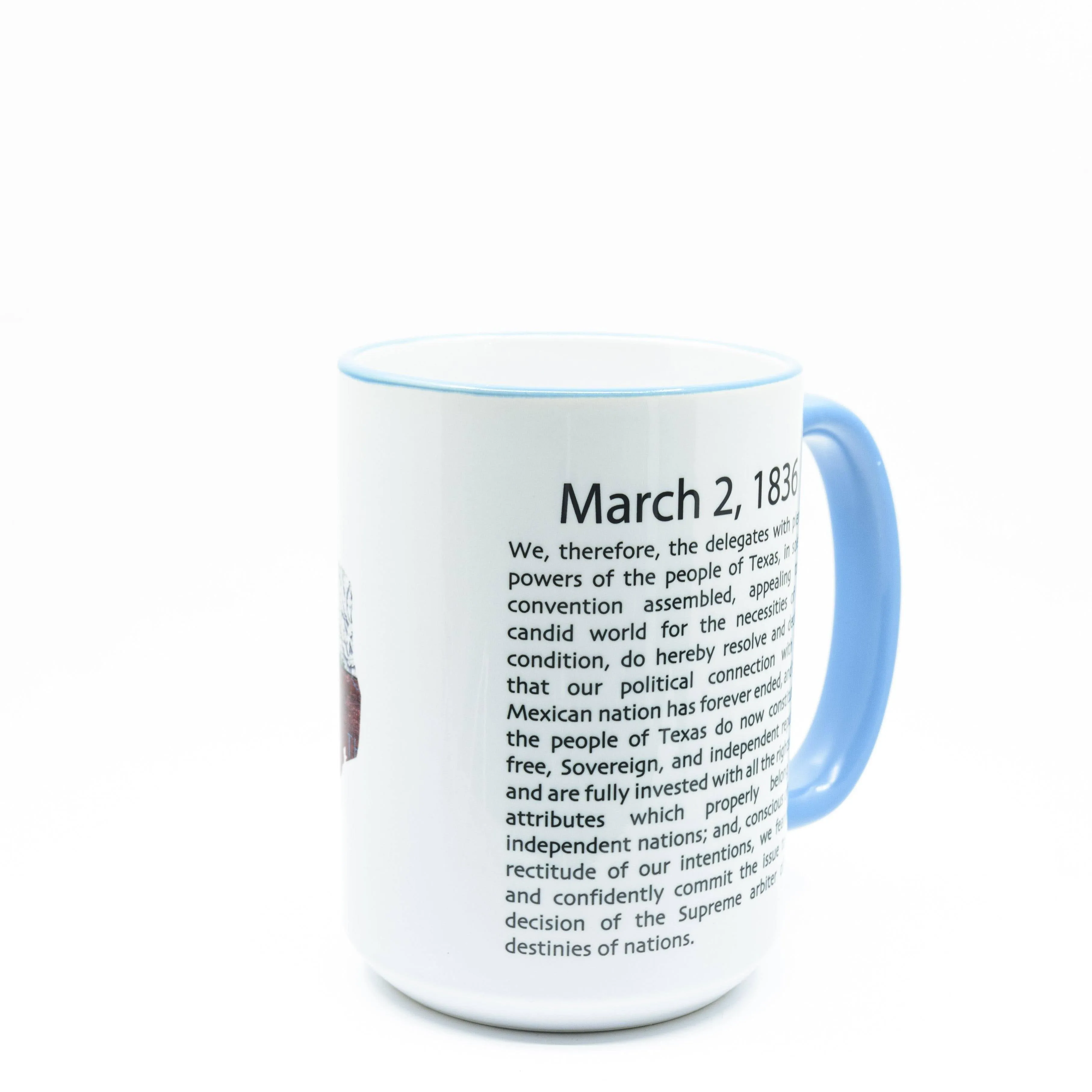 Texas Independence Ceramic Coffee Mug