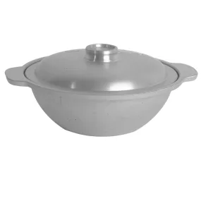 Thunder Group CETW004 Aluminum 9" x 3-3/8" Sam Bai Wok with Lid