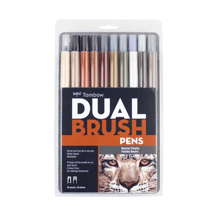 Tombow Dual Brush Pen Markers - Set of 20 (Choose Your Pack)