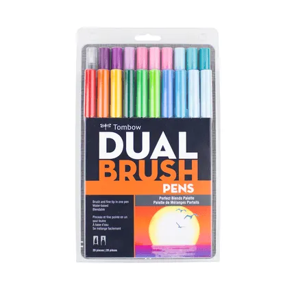 Tombow Dual Brush Pen Markers - Set of 20 (Choose Your Pack)