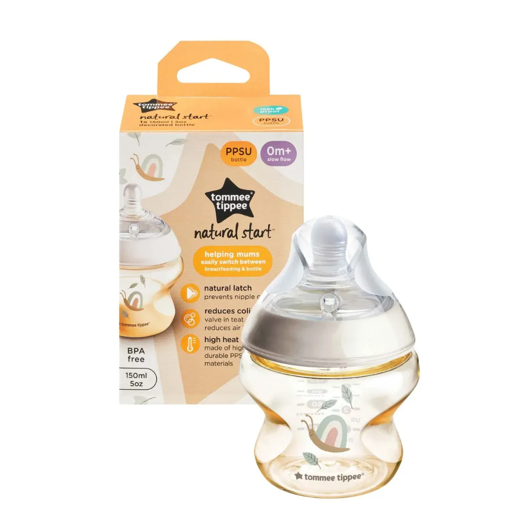 Tommee Tippee Natural Start PPSU Bottle 150ml (Snail)