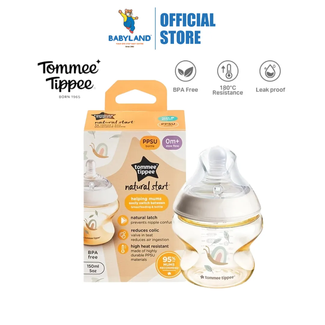 Tommee Tippee Natural Start PPSU Bottle 150ml (Snail)