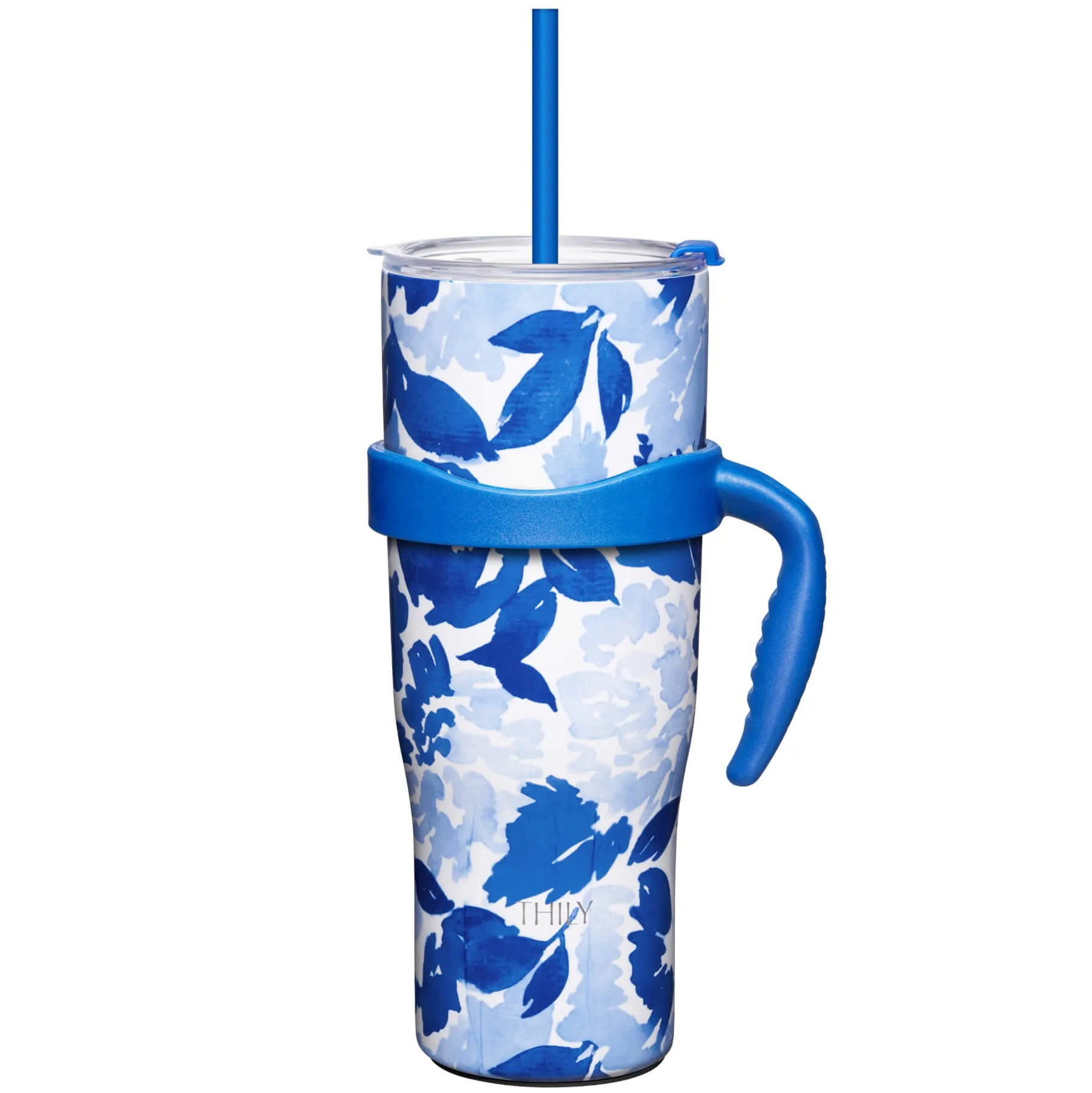 Travel Mug with Handle | 40 oz | Blue Maple