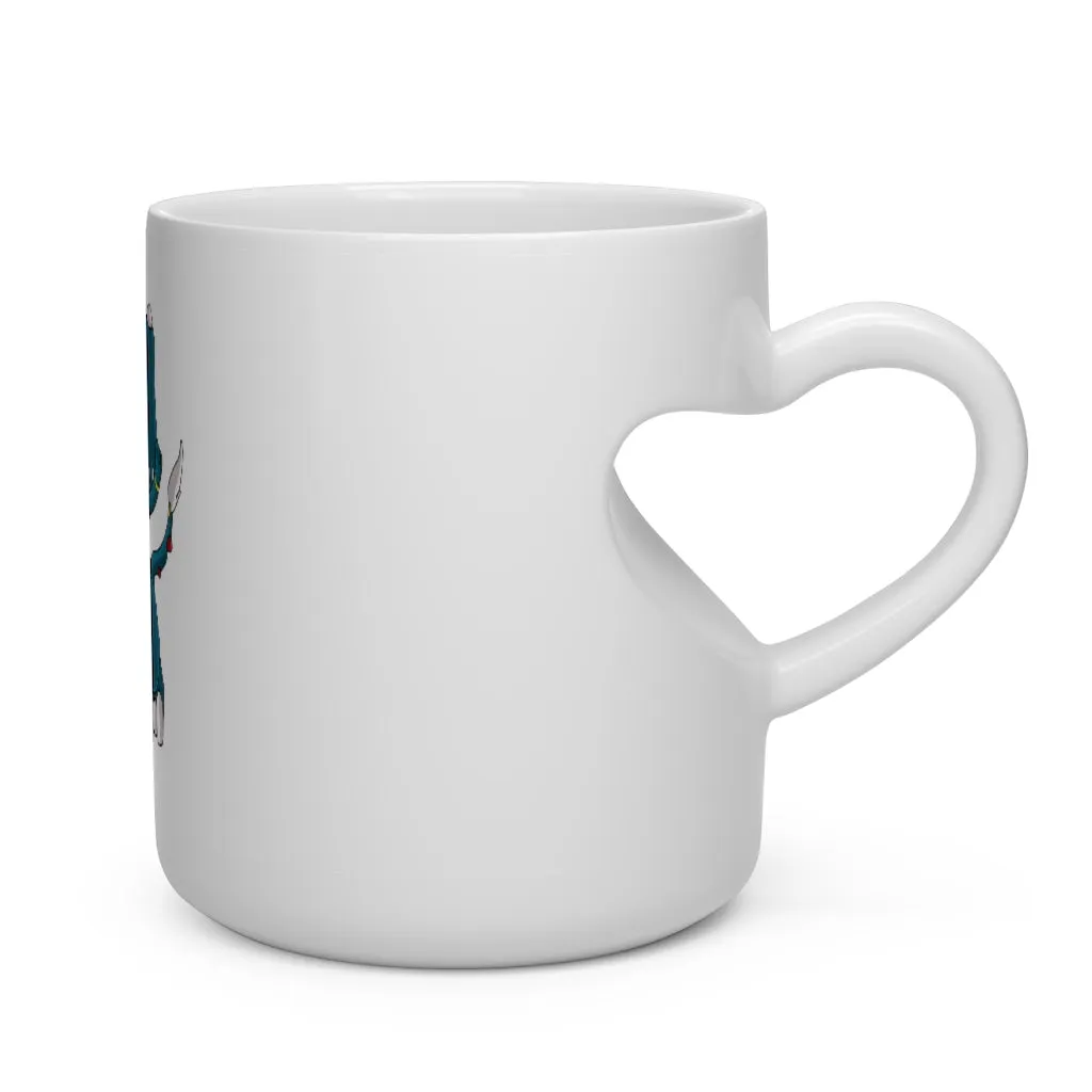 Tuskhann Heart Shape Mug