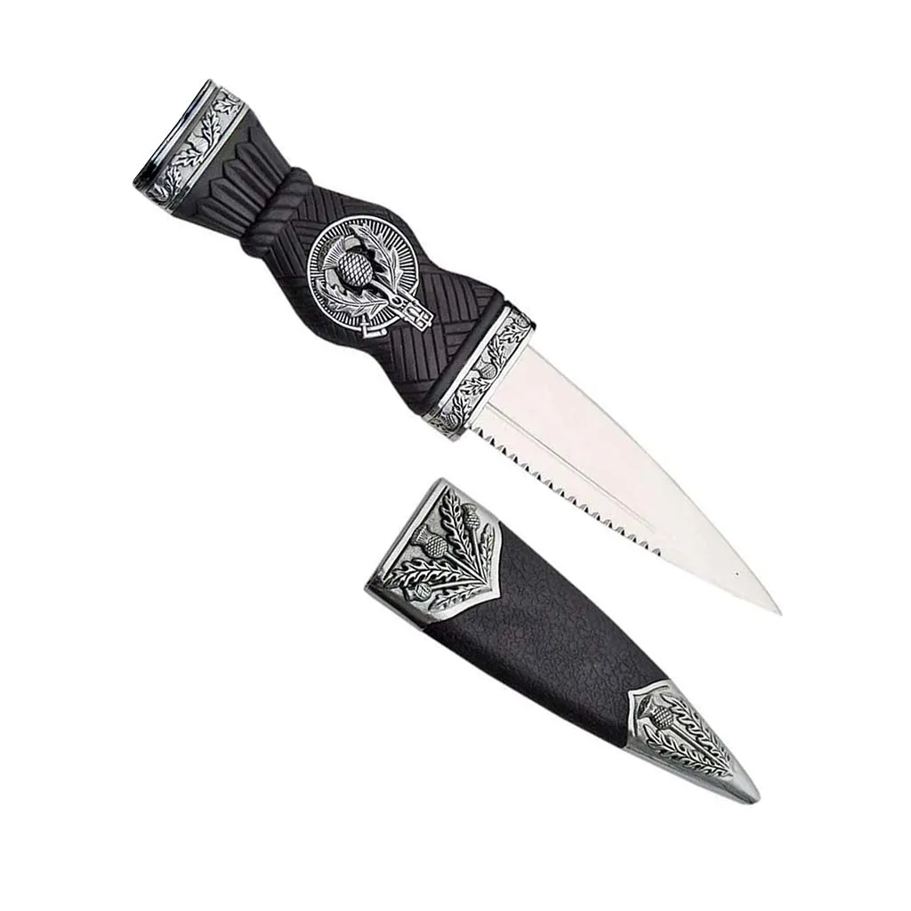 Two Piece Thistle Celtic Sgian Dubh