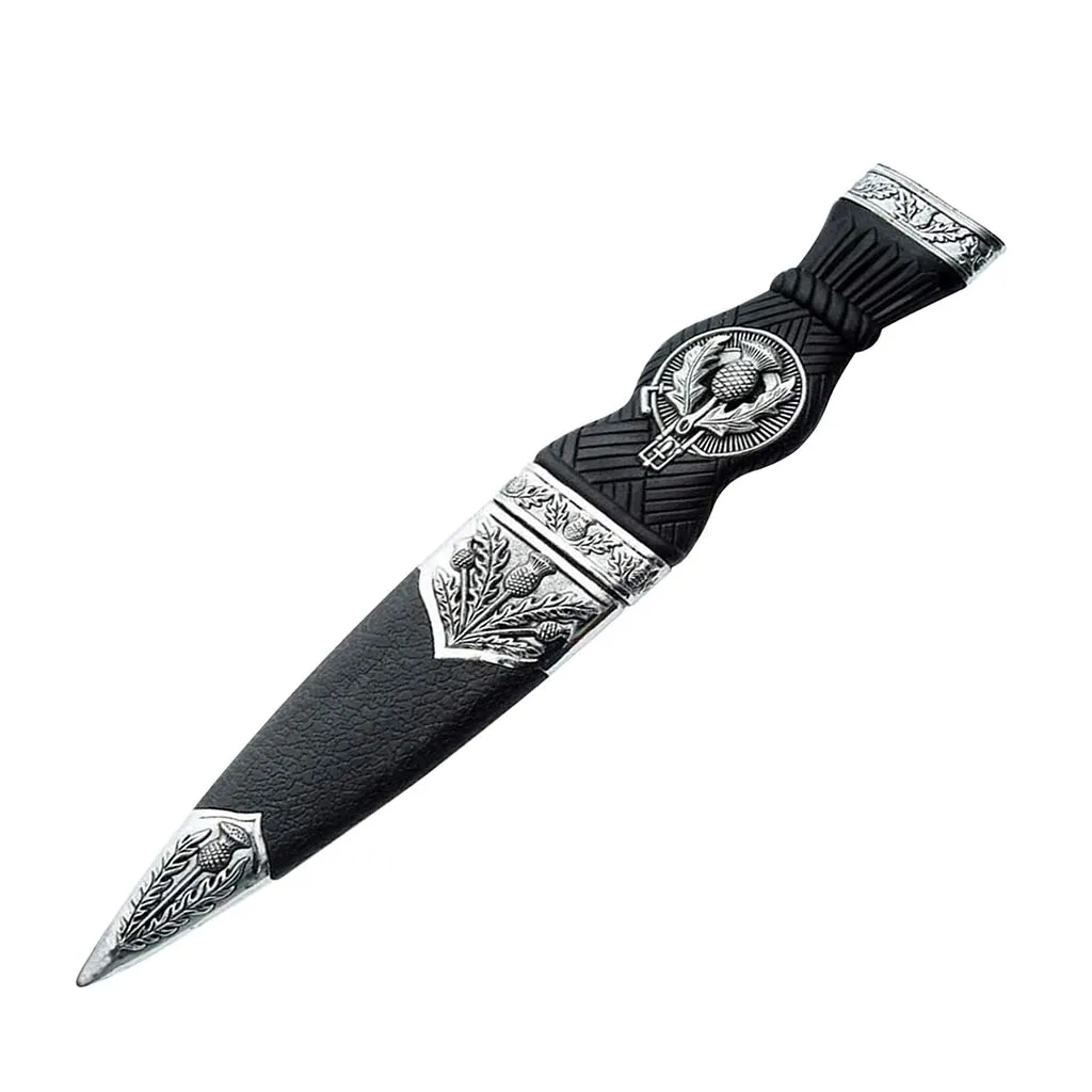 Two Piece Thistle Celtic Sgian Dubh