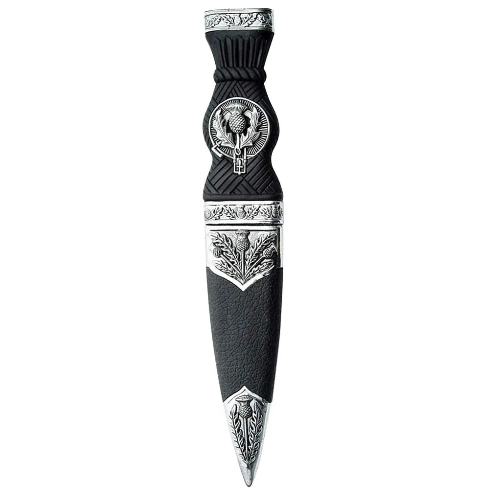 Two Piece Thistle Celtic Sgian Dubh