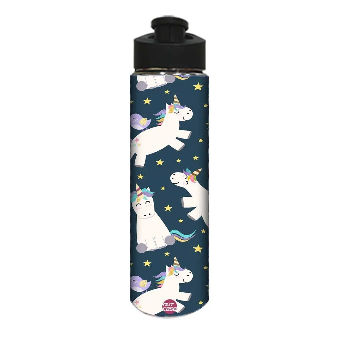 Unicorn Sipper Water Bottle  -  White Unicorn