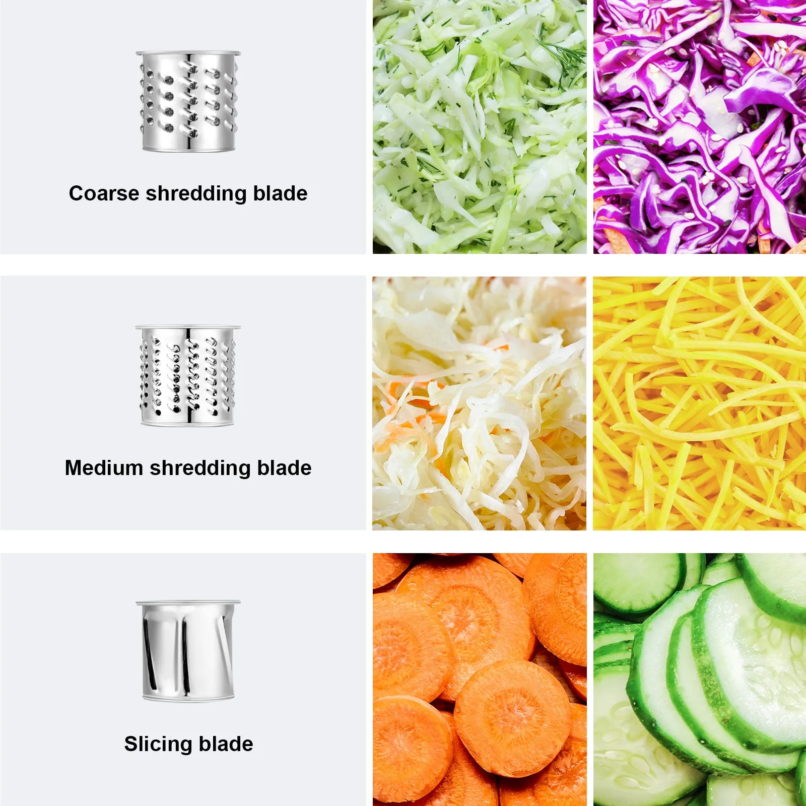 Vegetable Slicer Shredder Attachment