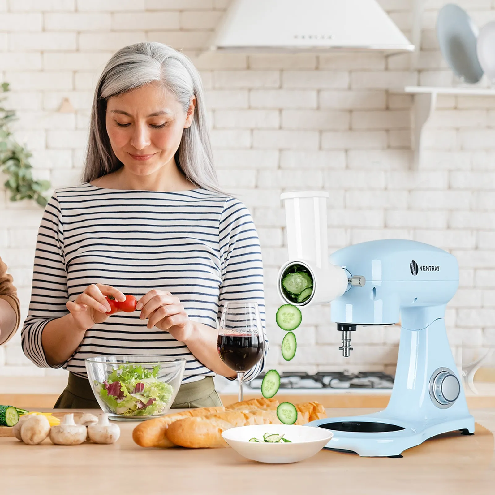 Vegetable Slicer Shredder Attachment