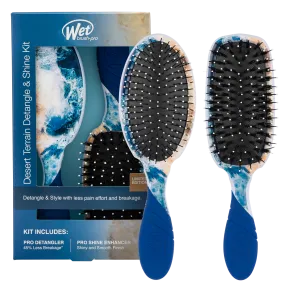 Wet Brush Pro Desert Terrain Detangle & Shine Kit