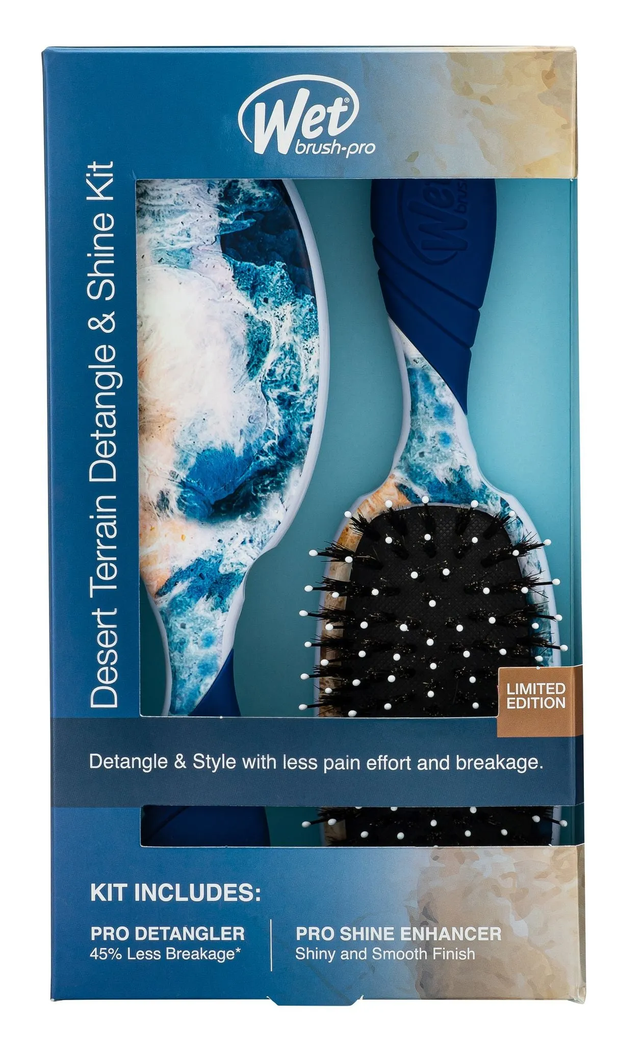 Wet Brush Pro Desert Terrain Detangle & Shine Kit