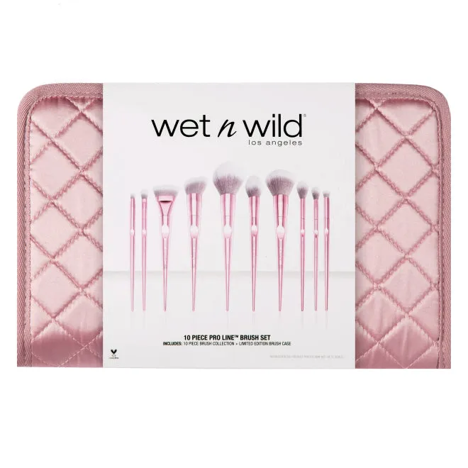 WET N WILD Lost Angeles 10 Piece Pro Line Brush Set