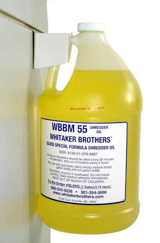 Whitaker Brothers Gallon Kit for Auto Oilers   4 Gallons of Oil (Screw-on Bracket)