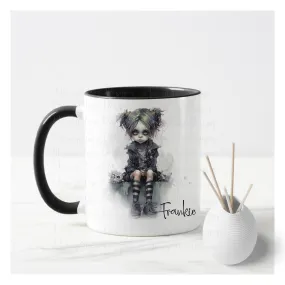 Zombie Girl Frankie mug